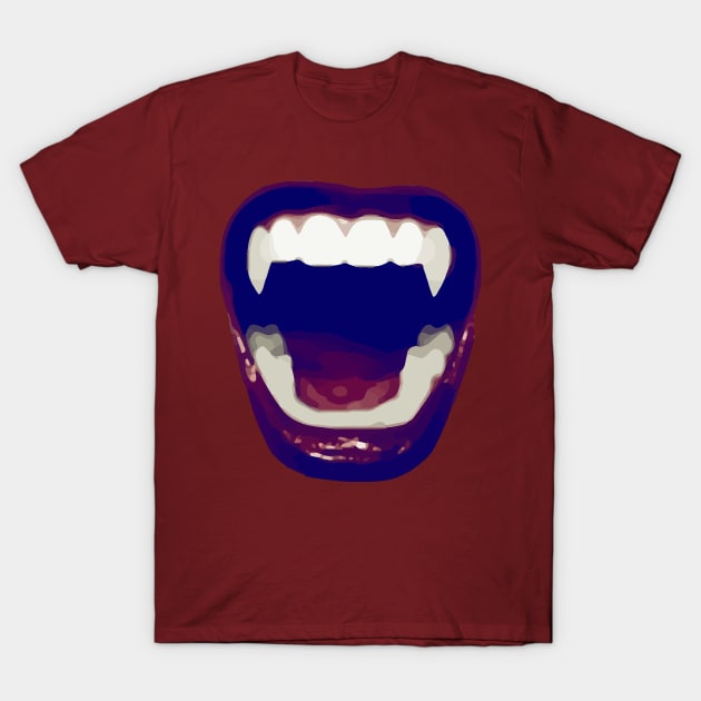 Vampire teeth T-Shirt by Birdbox